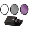thumbnail image 1 of 3 Pcs Filtre d'Objectif d'Appareil Photo Numérique UV+CPL+FLD 49-77mm pour Canon pour Nikon pour Sony, 1 of 4
