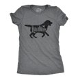 thumbnail image 1 of T-shirt pour Femme « Lab Mom » Mignon Propriétaire de Labrador Cadeau Chien Haut Drôle Graphique (Gris Chiné Foncé) - TG, 1 of 3