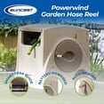 thumbnail image 2 of Suncast CPLPW100 Powerwind 100' Automatic Garden Reel for 5/8" Hose, Taupe, 2 of 12