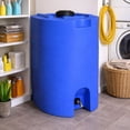 thumbnail image 4 of WaterPrepared Réservoir de Stockage d'Eau Potable avec Robinets, 55 Gallons, Bleu, 4 of 7