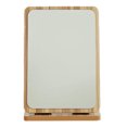 thumbnail image 4 of 1PC Desktop Makeup Mirror Wooden Folding Mirror Large Cosmetic Makeup Mirror, 4 of 7