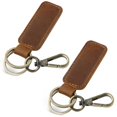 thumbnail image 1 of Genuine Leather Universal Car Keychain – Key Fob Holder Key Chain for Men & Women Durable Key Organizer, 1 of 7