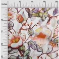 thumbnail image 2 of oneOone Cotton Flex Orange Fabric Florals Sewing Craft Projects Fabric Prints By Yard 40 Inch Wide, 2 of 4