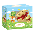 thumbnail image 1 of Lindt GOLD BUNNY Milk Chocolate Easter Bunny and Carrots Gift Box, 154g, 1 of 8