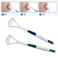 thumbnail image 4 of RXIRUCGD Home Kitchen Gadgets Scraper Handle Tongue Cleaners Bad Good Breath Brush Scraping 2pcs, 4 of 8