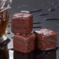 thumbnail image 2 of Mistaha 9PCS Whiskey Stones Set Chilling Stones Whiskey Ice Stones with Wooden Box and Tongs Chilling Rocks Drinks Cooler Cubes Reusable for Whiskey Juice, 2 of 7