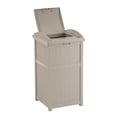 thumbnail image 3 of Suncast Trash Hideaway All-Weather Resin, 30–33 Gallon - Patio & Deck - Light Taupe, 3 of 3