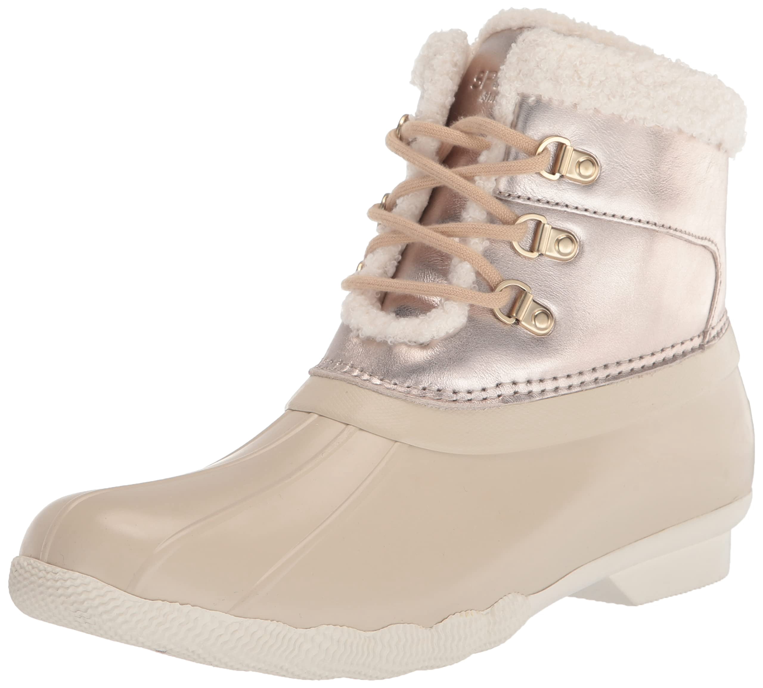 Sperry Women's Saltwater Alpine Snow Boot, Ivory, 5