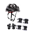 thumbnail image 2 of Siruishop Ensemble de 7 Pcs Casque pour Enfants Casque de Planche à Roulettes pour Sports Multiples Patin à Roulettes Noir, 2 of 8