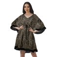thumbnail image 1 of Moomaya Robe d'Été pour Femmes, Grande Taille, Kimono Aguichant Imprimé, Mini-Robe, 1 of 6