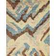 thumbnail image 1 of Ahgly Company Indoor Rectangle Abstract Brown Gold Abstract Area Rugs, 4' x 6', 1 of 6