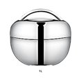 thumbnail image 3 of relayinert Durable Thermos Portable Picnic Bento Lunch Box With Safe To Suitable For All Occasions Versatile Silver 1L, 3 of 6