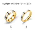thumbnail image 3 of Dalazy Couple Ring Fingers Pendent Fashion Jewelry Rustproof Exquisite Rustproof No Burrs Smooth Engagement Sweet Gift Type 7 6MM, 3 of 6