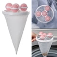 thumbnail image 1 of Oleegame 1PC Washing Machine Float Filter Mesh Bag Hair Filter Hair Remover Cleaning And Decontamination Laundry Ball Laundry Care Ball Pink, 1 of 9