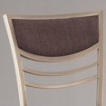 thumbnail image 2 of Hillsdale Amherst 24" Swivel Metal Counter Stool in Champagne, 2 of 5