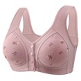 thumbnail image 1 of hotojiny Plus Size Bras for Women Front Closure No Underwire Comfort Bralettes Full Coverage Wireless Padded Sleep Bra, 1 of 4