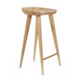 thumbnail image 1 of Tractor Tabouret en Bois Sculpté Contemporain - Finition Natural, 1 of 2