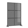 thumbnail image 2 of Edtara Outdoor Privacy Screen, Laser Cut Metal Divider Panel with Tropical Leaf Design, Freestanding and Weatherproof for Patio, Deck, Backyard, or Balcony, 2 of 8