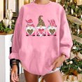 thumbnail image 2 of RKSTN Chandail de la Saint-Valentin pour Femmes, Coupe Ample, Mode Décontractée, Manches Longues, Col Rond, Chandail Grande Taille, Imprimé Cœur d'Amour, Chandails de Couleur Unie, 2 of 9