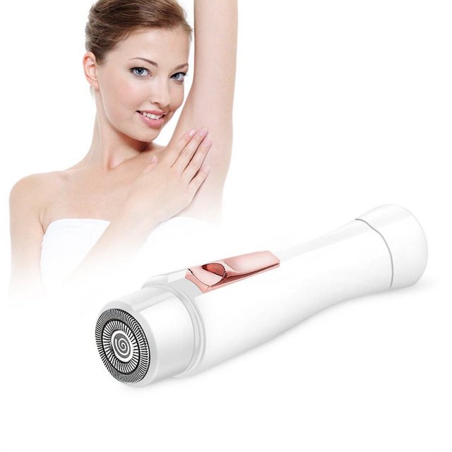 CHOK Lady Hair Precision Trimmer Women Facial Electric Razor Shaver Remover Kit for Brows Leg Body Painless Removal Hair With Battery Operated