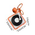 thumbnail image 3 of Feltree Mini Retro Cassette Recorder Keychain with Voice Recorder, Functional Nostalgic Pendant for Music Lovers, Vintage-Style Conversation Starter, 3 of 7