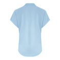 thumbnail image 5 of T-Shirts Femmes Lot Mode Décontractée Col en V Manches Courtes Haut T-Shirt - Hontri, 5 of 5