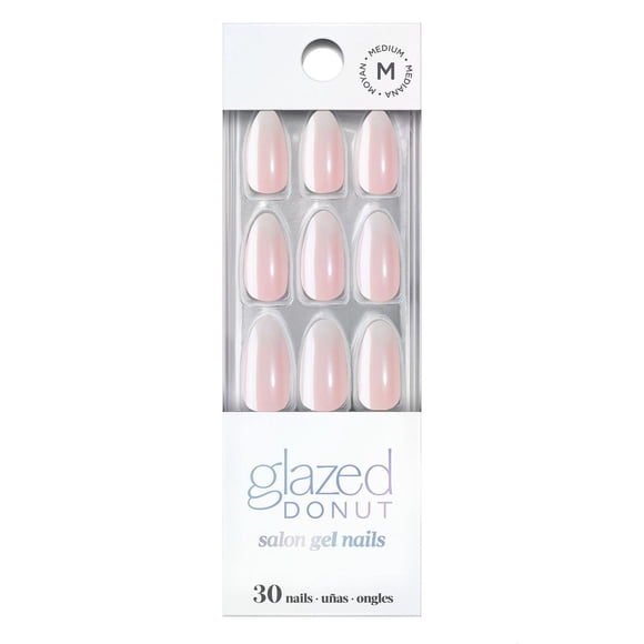DASHING DIVA - GEL NAIL - GLAZED DONUT - ROSEWATER GLAZE-ALMOND