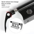 thumbnail image 1 of Mountain Bicycle Front Fork Rack Aluminum Alloy Holder Car-mounted Truck Installation Mount Holder Cycle Modified Lock Bracket Accessory Truck Silver, 1 of 8