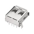 thumbnail image 3 of Unique Bargains PCB USB Connector Type-A 2.0 Female Jack 90 Degree Horizontal Insert 20pcs, 3 of 4