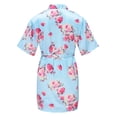 thumbnail image 3 of Sunnyoo Toddler Girl's Bathrobe Sleepwear Kimono Robe Kids Knee-Length Night Robe Loungewear, 3 of 8