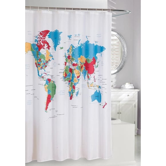 RIDEAU DE DOUCHE MONDIAL