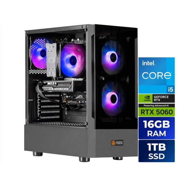 ABS Flavonius Aqua Prebuilt Gaming PC - Windows 11 - Intel Core i5 ...