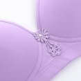 thumbnail image 4 of AherBiu Wireless Bras for Women Plus Size Comfort Soft Full Coverage High Support Push up Bralette Solid Color Bras, 4 of 9