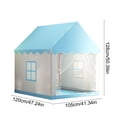 thumbnail image 3 of s Play Tent Indoor Outdoor Foldable Portable Tent with Mesh Windows for Reading, Gaming, Relaxing and Toy Storage, 3 of 5