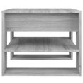 thumbnail image 2 of vidaXL Coffee Table Grey Sonoma 55.5x55x45 cm Engineered Wood, 2 of 4