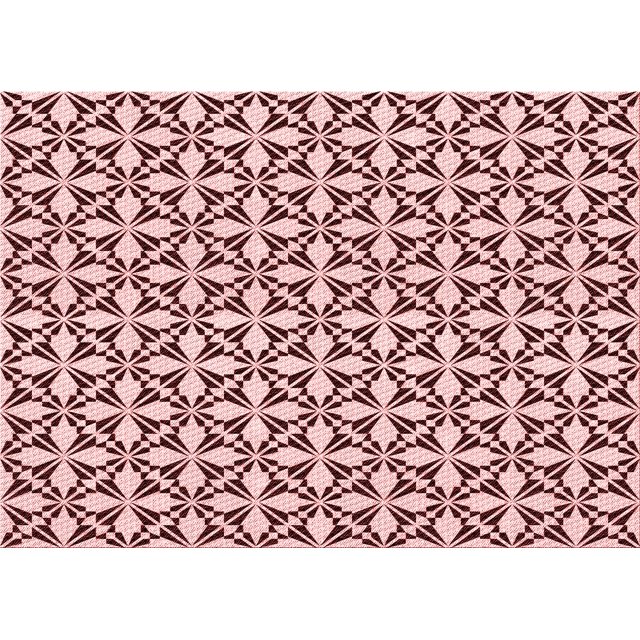 Ahgly Tapis Rectangulaire Lavable en Machine Intérieur Transitionnel Marron Rouge, 2 Pieds x 4 Pieds