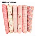 thumbnail image 1 of 6pcs 25/50cm DIY Floral Cotton Cloth Pre-Cut Sewing Fabric Handmade, 1 of 11