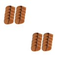 thumbnail image 4 of Thinsony Golf Head Covers PU Portable Protector Travel Athlete Golf for Training Brown Large 10 Pcs 2Set, 4 of 6