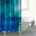 thumbnail image 2 of Ensemble de Rideau de Douche avec Doublure à Boutons-Pression, Galerie d'Art Vintage Bleu Marine (6) Rideaux de Douche Doublure de Douche Réutilisable, Rideau de Bain en Polyester Neutre Esthétique, 72x72 Pouces, 2 of 4