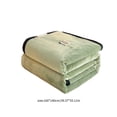 thumbnail image 2 of Matoen12 Solid Color Flannel Blankets for All Season, Polyester Soft Throw Blanket Lightweight Air Conditioning Quilt for Nap Sleep, Modern Style Home Decor Ideal for Gift, 40"x55", 1PC, Green, 2 of 8