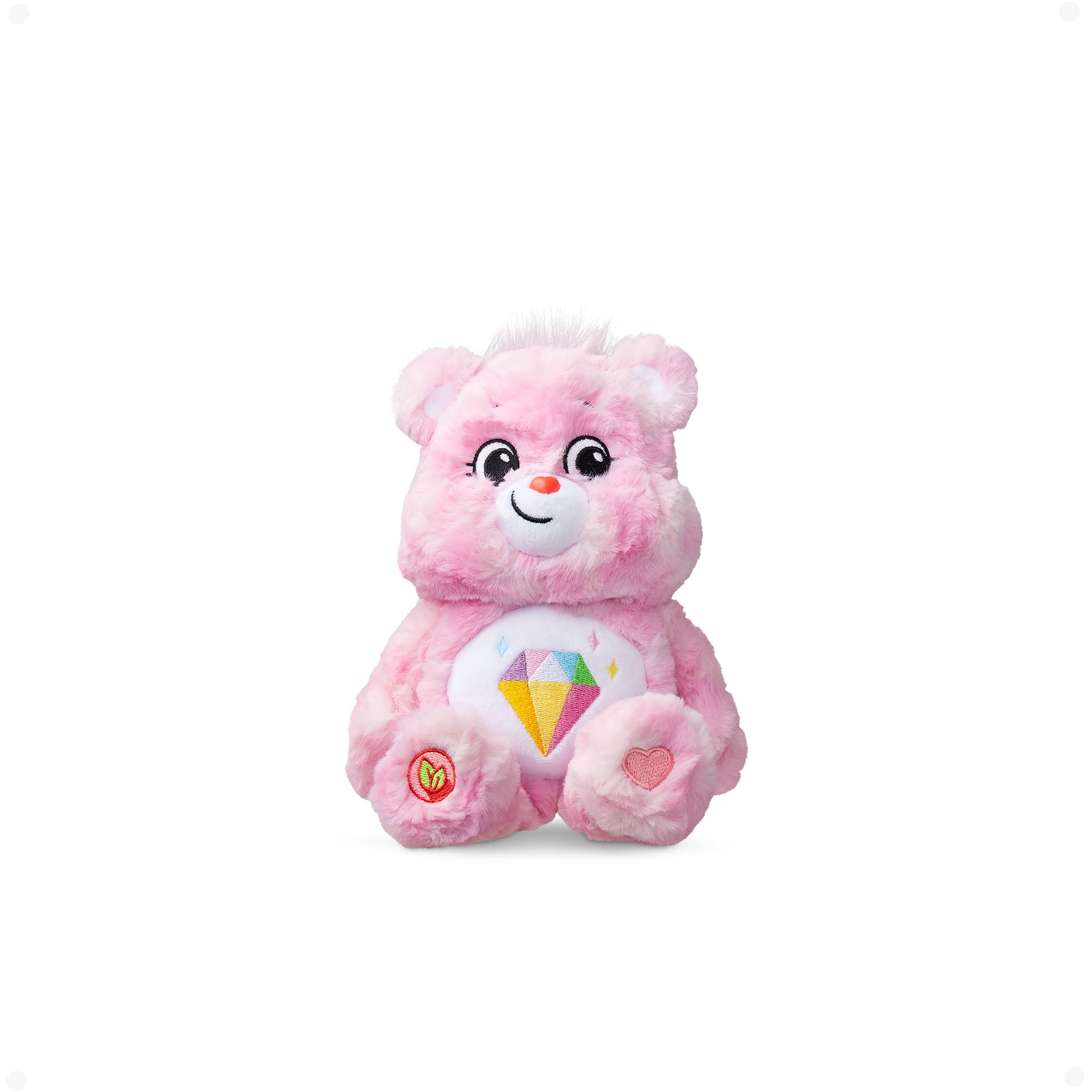 Care Bears Fun Size Fuzzy Sparkle Heart Bear Plush