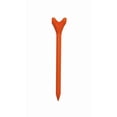 thumbnail image 3 of 2 3/4" (69mm) Orange Performance Plastic Golf Tees, pack of 20 by Tour Mission, 3 of 5