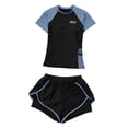 thumbnail image 1 of lionlar Lady Women's Swimsuit Short Sleeve Rash Guard for Swimming Pool SPA Vacation L, 1 of 9