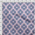 thumbnail image 3 of oneOone Georgette Viscose Fabric Swirl Ikat Printed Craft Fabric BTY 42 Inch Wide, 3 of 4