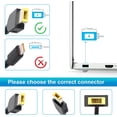 thumbnail image 3 of SURJDE 3.25A 65Watt Rectangle USB Tip Laptop AC Adapter Compatible for Lenovo Think Pad Edge E431 E531 11e L440 L540 S431 Laptop Charger with Power Cord, 3 of 6