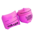 thumbnail image 3 of 2Pcs Arm Rings PVC Inflatable Swimming Arm Sleeves Bands Thicken Airbag for Adults Kids  Pink, 3 of 10