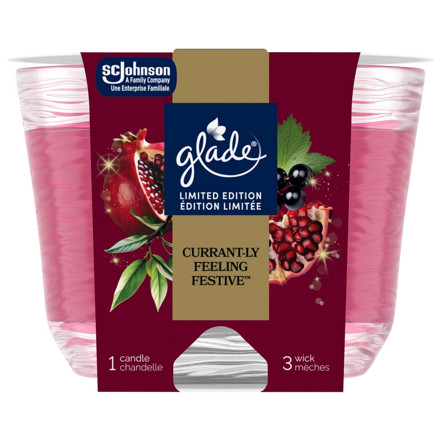Glade®chandelle parfumée, Currant-ly Feeling Festive™