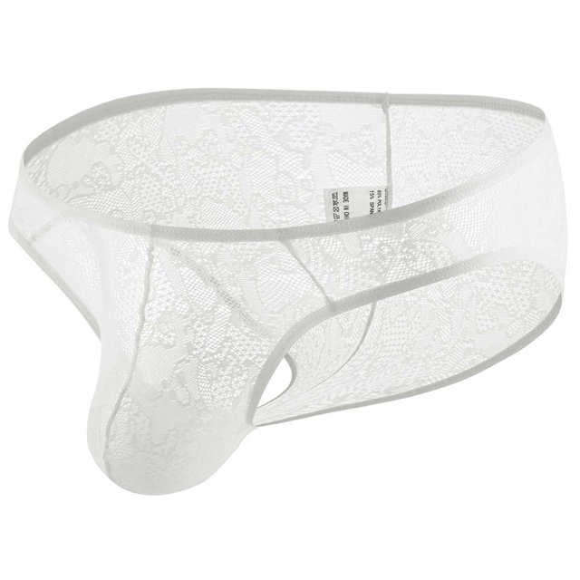 Fridja Hommes Décontracté Mode Uni Séduisant Découpes Dossiers Ouverts Culottes en Soie Glacée Classiques Multipack Culottes