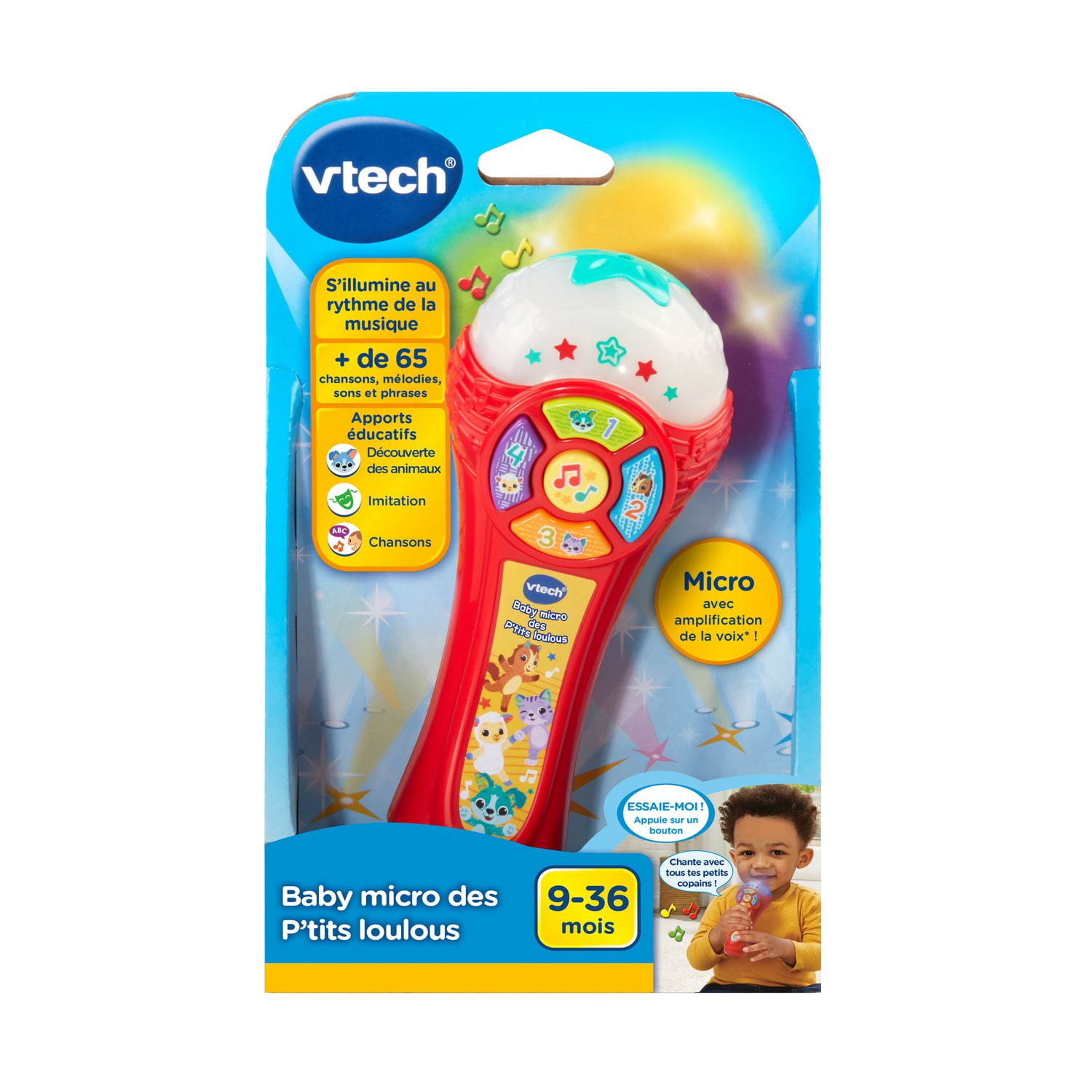 VTech® Baby micro des P'tits loulous - Un jeu musical pour les tout-petits - Version française