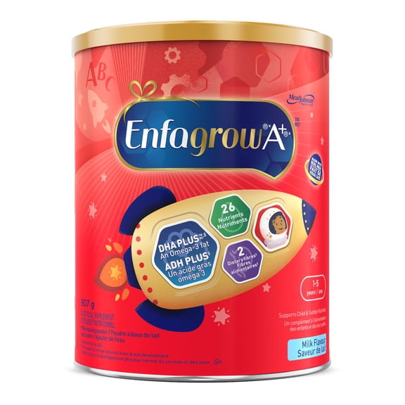 Enfagrow A+®, Boisson nutritionnelle pour tout-petit, saveur de lait, en poudre, 907g